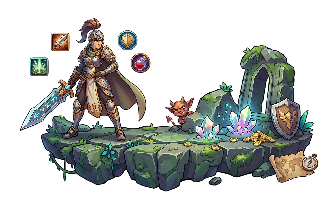 2D Game Art illustration